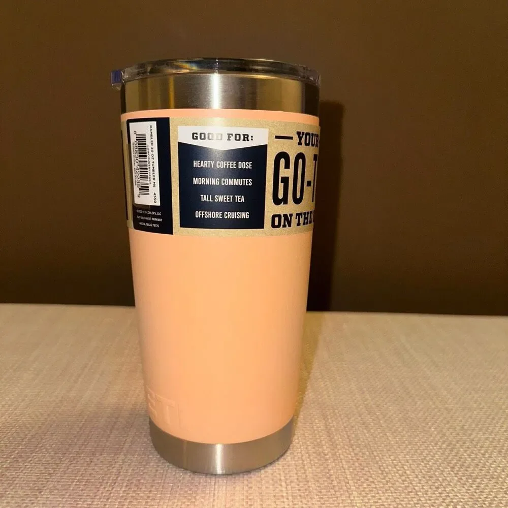 Yeti Rambler 20oz Magslider Cup - Low Country Peach Authentic NWT